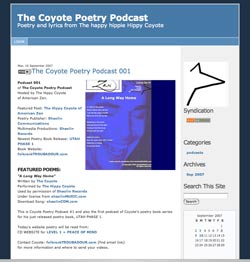 Web Blog of Coyote Poetry